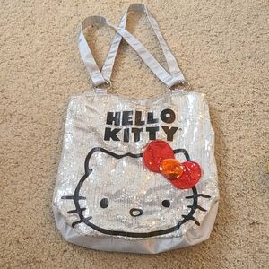 Hello kitty sequin tote